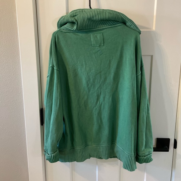 Aerie Down to Earth Quarter Zip Size S - Picture 2 of 4